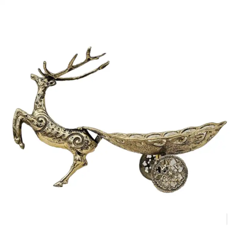 میوه خوری برنجی مدل کالسکه کد H-2076