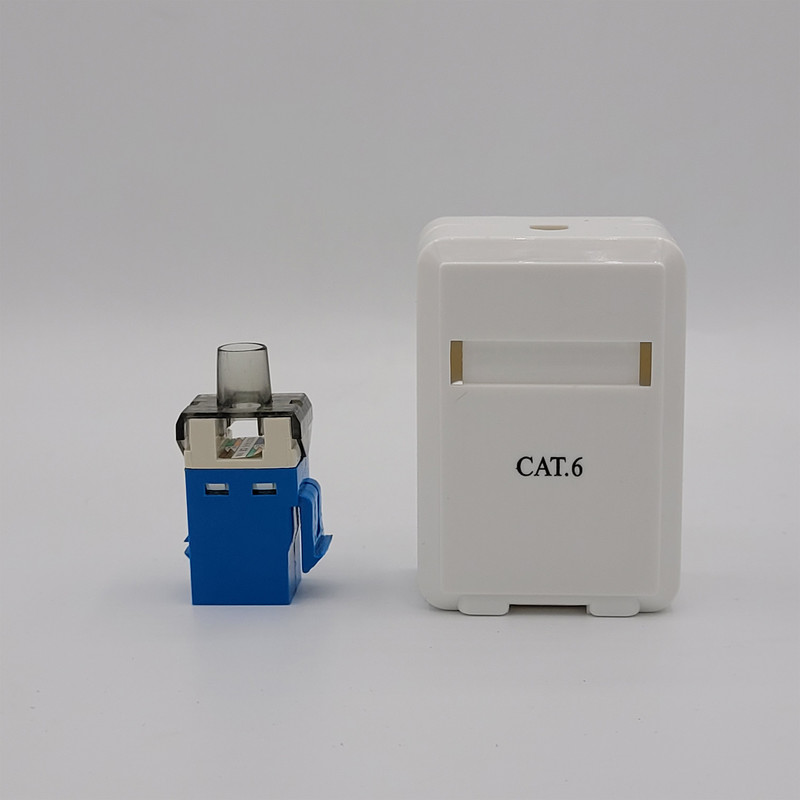 کیستون و باکس کامسکوپ امپ مدل RJ45 بسته 50 عددی 1