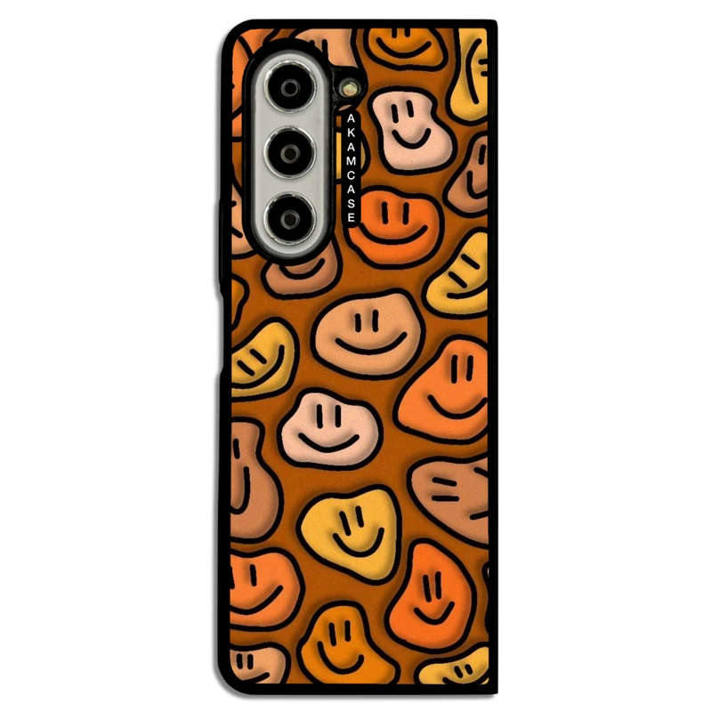کاور آکام مدل AMCWSGZFOLD5-HAPPY FACE11 مناسب برای گوشی موبایل سامسونگ Galaxy Z Fold 5