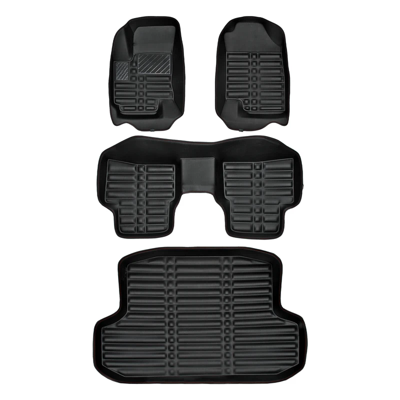 کفپوش پنج بعدی خودرو پانیذ مدل EVA مناسب برای جک J4 به همراه کفپوش صندوق