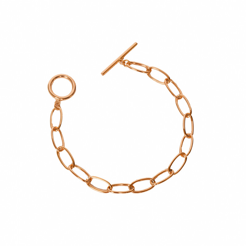دستبند زنانه ژوپینگ مدل زنجیری ساده DA607