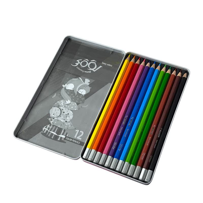 مداد رنگی 12 رنگ لووکی مدل 3012