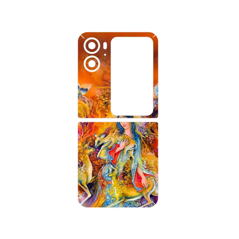 برچسب پوششی ماهوت مدل Persian miniature 2 مناسب برای گوشی موبایل اپو Find N2 Flip