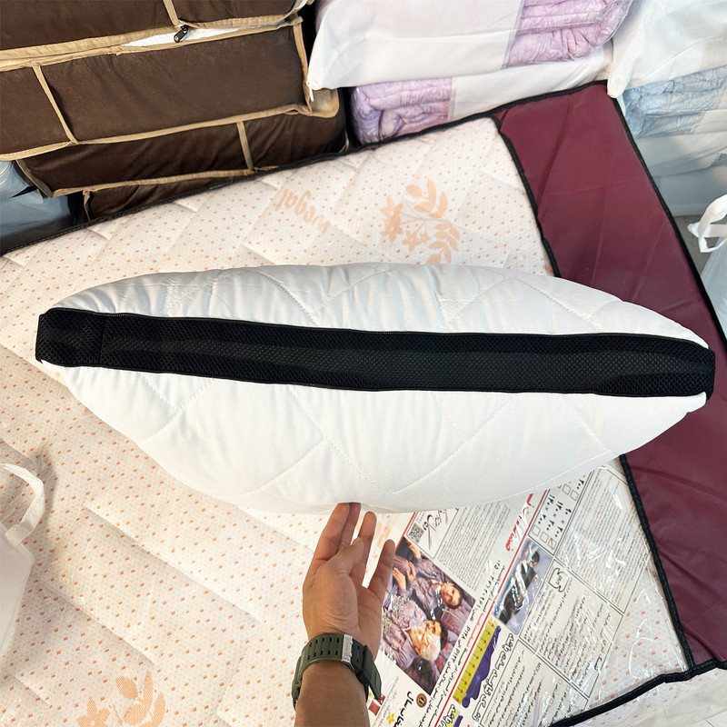 تشک مهمان یاپراک مدل کلاسیک یکنفره سایز 185×85 سانتی متر به همراه بالش