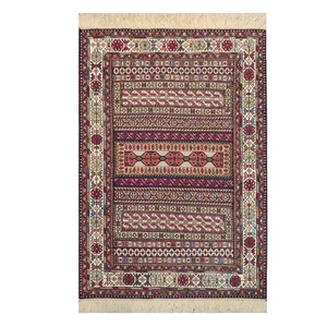 گلیم دستباف نیم متری طرح سوزنی مدل AA253