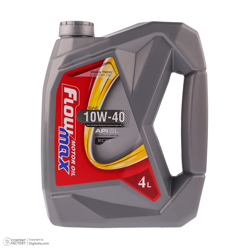 روغن موتور خودرو فلومکس مدل MEGATECH 10W40 ECO حجم 4 لیتر