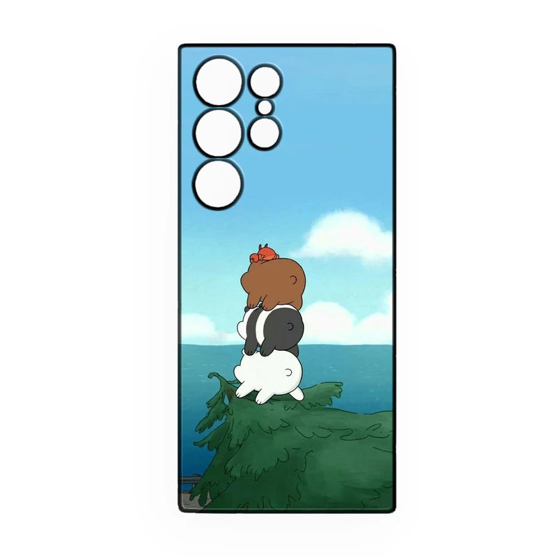کاور طرح خرس های کله پوک کد 376 مناسب برای گوشی موبایل سامسونگ Galaxy S24 Ultra  
