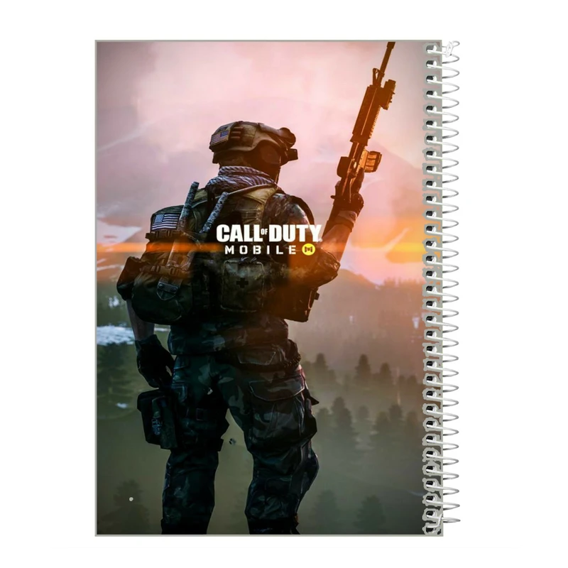 دفتر نقاشی 40 برگ طرح call of duty کد tc4