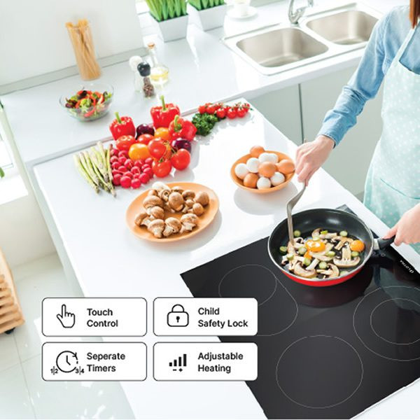 اجاق برقی صفحه ای لوترا مدل LF-T4-01