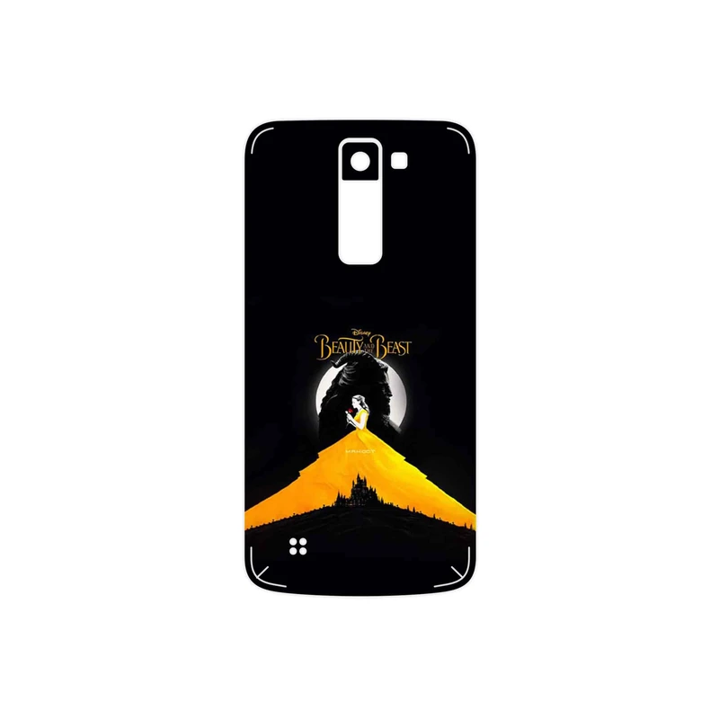 برچسب پوششی ماهوت مدل Beauty and the Beast مناسب برای گوشی موبایل ال جی K8