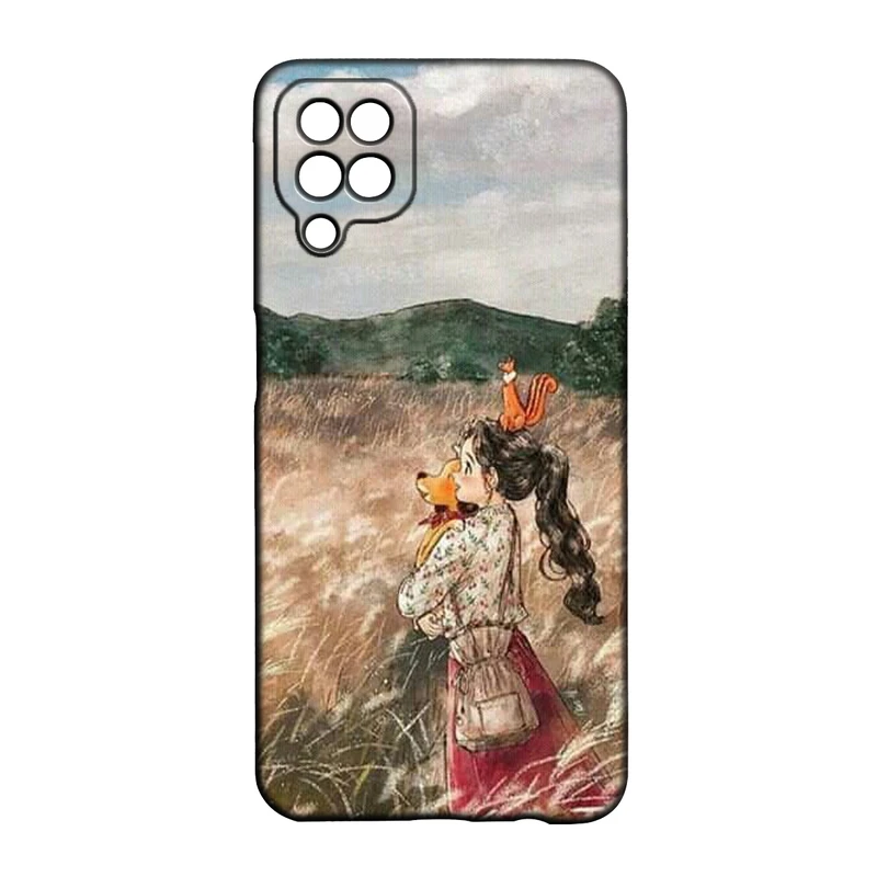 کاور طرح دخترانه کد 228 مناسب برای گوشی موبایل سامسونگ Galaxy A22 4g