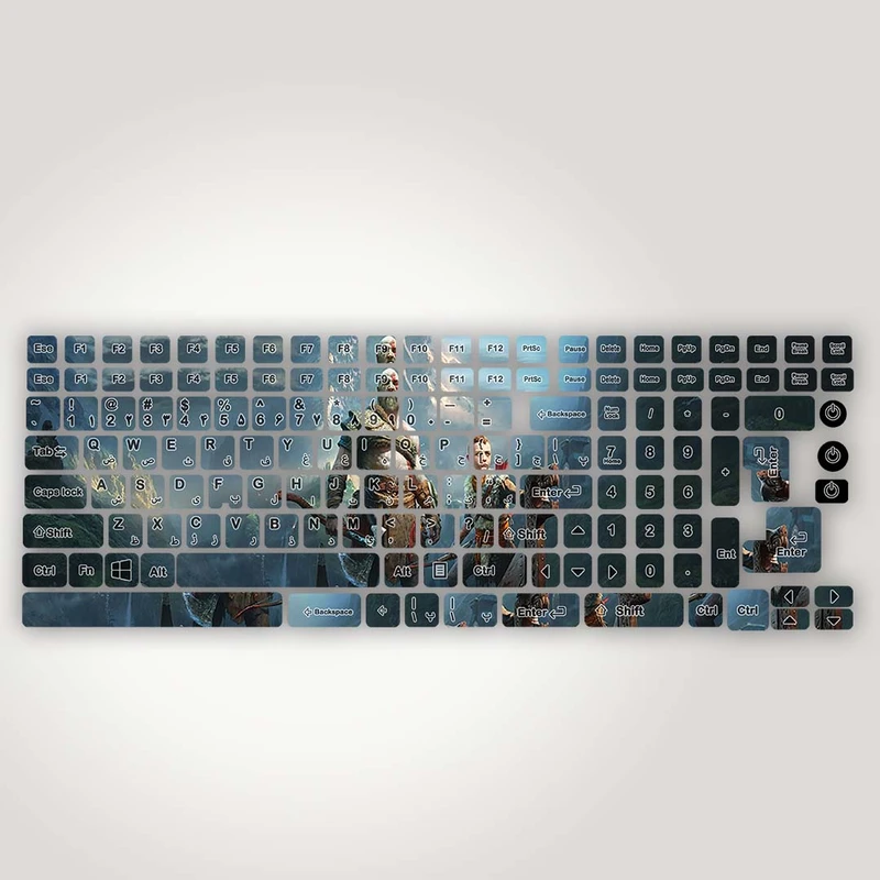 برچسب حروف فارسی کیبورد مدل Gaming کد K-111 
