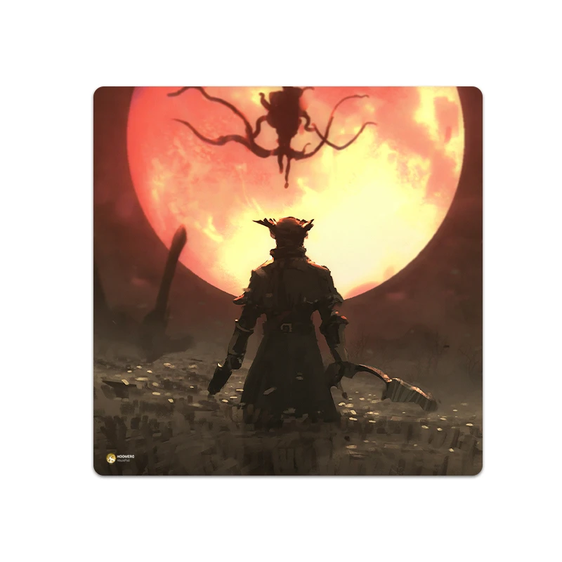 ماوس پد هومرو مدل NX041 طرح بازی Bloodborne سایز 40x40 سانتی متر