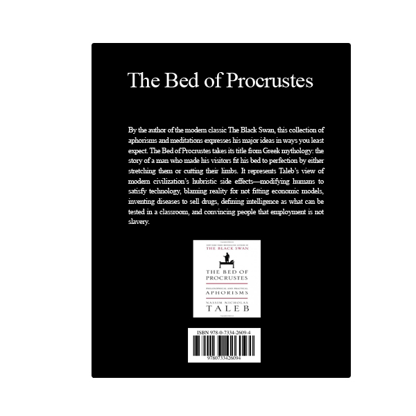 قیمت و خرید کتاب The Bed Of Procrustes اثر Nassim Nicholas Taleb ...