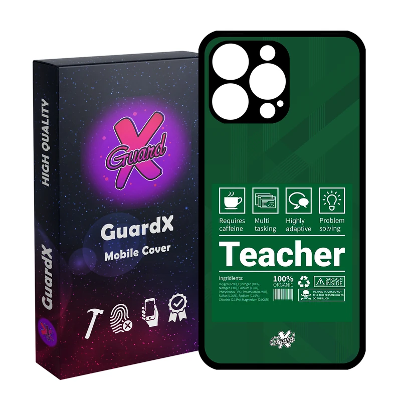 کاور گارد ایکس طرح معلم مدل Glass10537 مناسب برای گوشی موبایل اپل iPhone 14 Pro Max