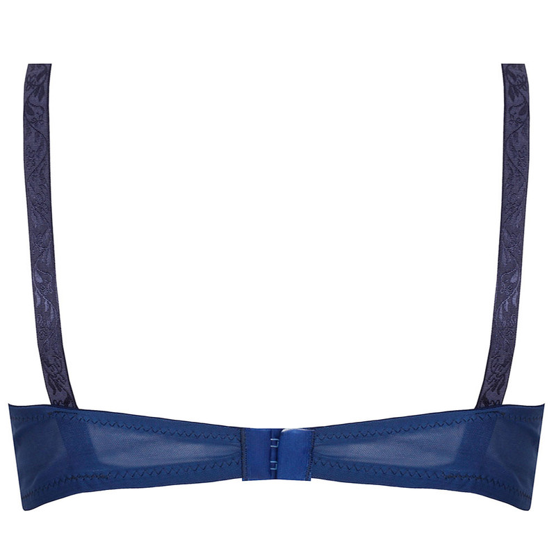 سوتین زنانه دکسونری مدل 340018214 گیپور رنگ سرمه ای