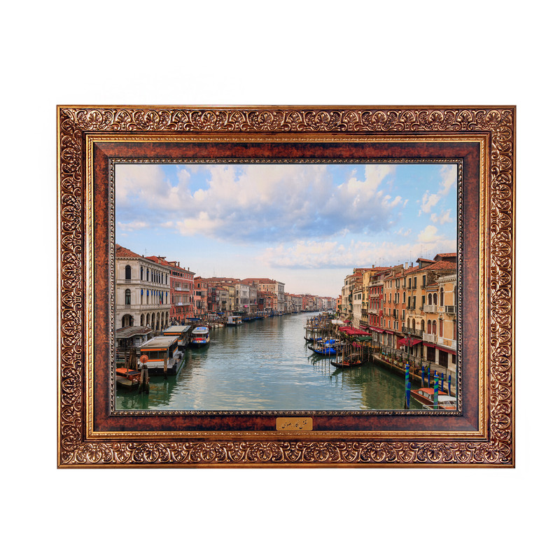 55011d440d3fc98fac20ad3f2b2303ab0d8568077916f0c0ff99ee5f8ef6 تابلو فرش ماشینی نقش نگار رضوی طرح ونیز کد 5655C