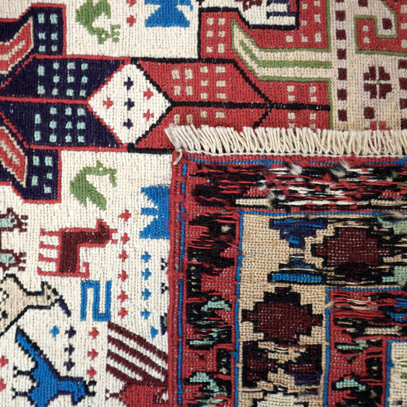 ورنی دستبافت ذرع و نیم طرح قشقایی ورنی دستبافت ذرع و نیم طرح قشقایی