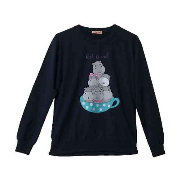 سویشرت زنانه مدل فنجان کد 1116