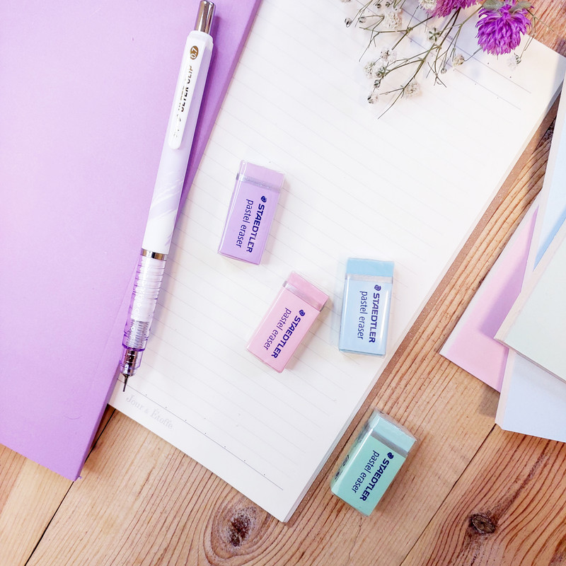 پاک کن استدلر مدل PASTEL مجموعه 4 عددی