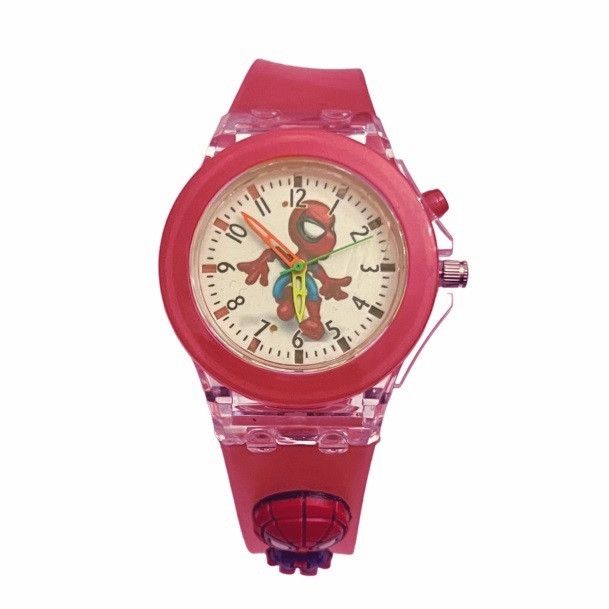 ساعت مچی عقربه ای بچگانه مدل مرد عنکبوتی کد E20 ساعت مچی عقربه ای بچگانه مدل مرد عنکبوتی کد E20