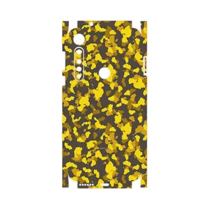 MAHOOT Yellow Infantry Army-FullSkin Cover Sticker for Motorola One Vision Plus