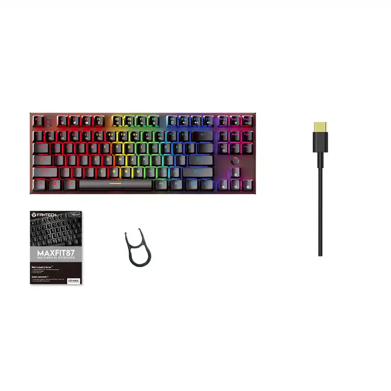 کیبورد مخصوص بازی فنتک مدل MAXFIT87 MK856