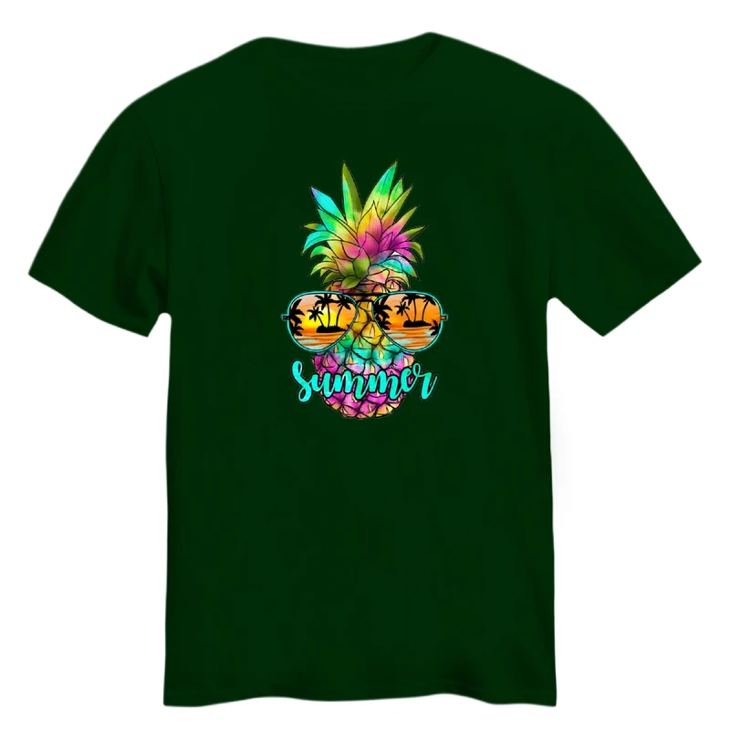 تی شرت آستین کوتاه زنانه مدل آناناس