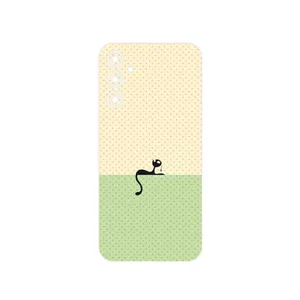 MAHOOT Minimal Internet Cat Icon Cover Sticker for Samsung Galaxy A24