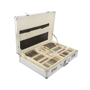 سرویس 138 پارچه قاشق و چنگال کارل اشمیت مدل C Hessen طرح جعبه آلومینیومی