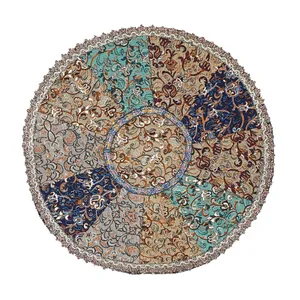 رومیزی ترمه مدل گوهر کد 6524