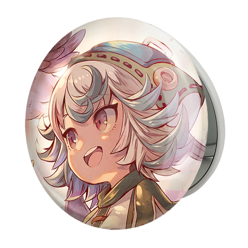 آینه جیبی خندالو طرح میدوری انیمه ساخته شده در پرتگاه Made in Abyss مدل تاشو کد 22099 