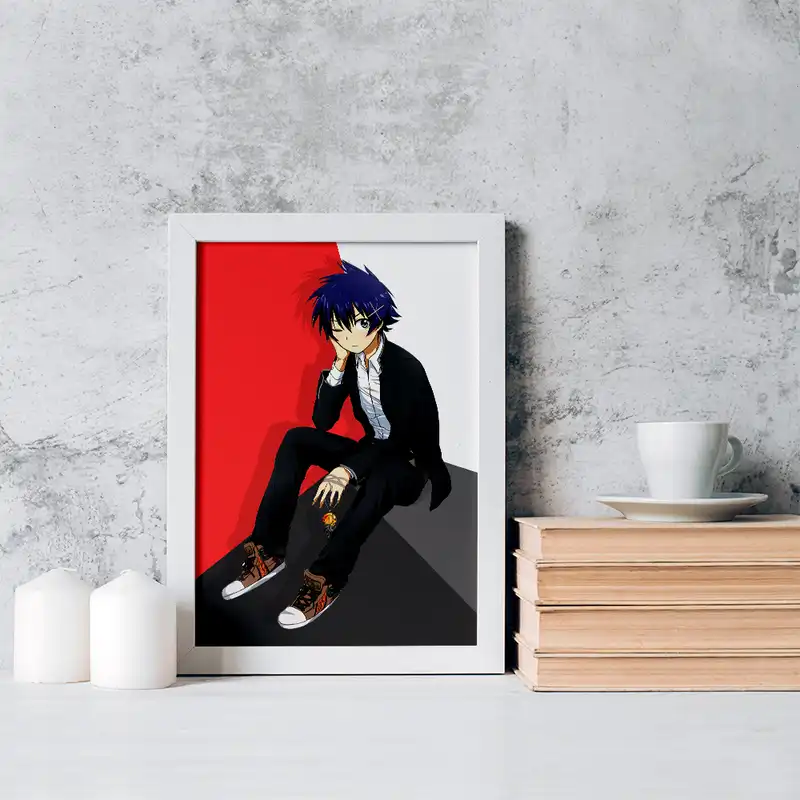 تابلو خندالو مدل ایچیبو انیمه عشق دروغین کد 17178