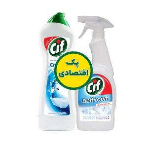 مایع کرمی پاک کننده چند منظوره سطوح سیف مدل 01 حجم 750 میلی لیتر به همراه اسپری پاک کننده سطوح سیف مدل 02 وزن 750 گرم  