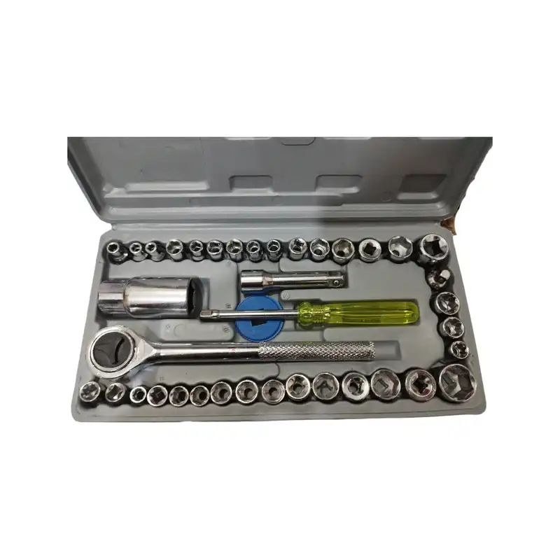 آچار بکس و دسته آچار آیوا مدل AR-TUB مجموعه 40 عددی