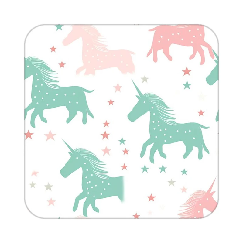 زیر لیوانی کاکتی طرح اسب تک شاخ و یونیکورن مدل mp31897