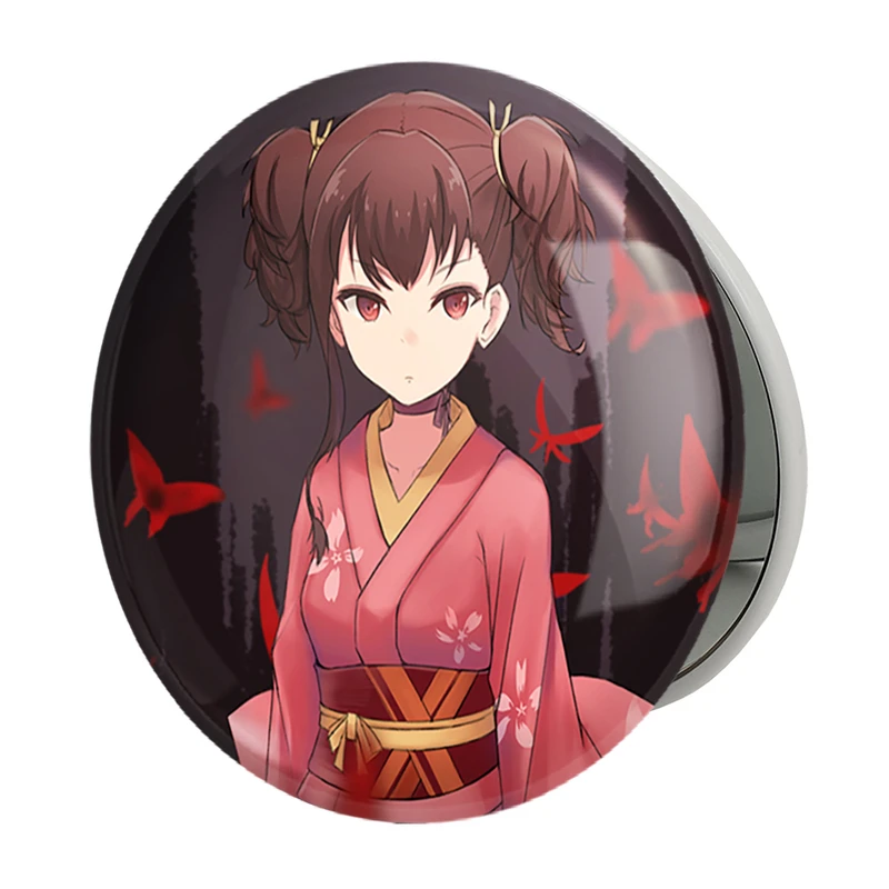 آینه جیبی خندالو طرح مومی انیمه کابانری (Kabaneri) مدل تاشو کد 35976