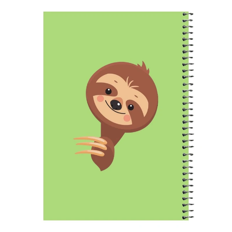 دفتر مشق 80 برگ اس جی مدل تنبل  