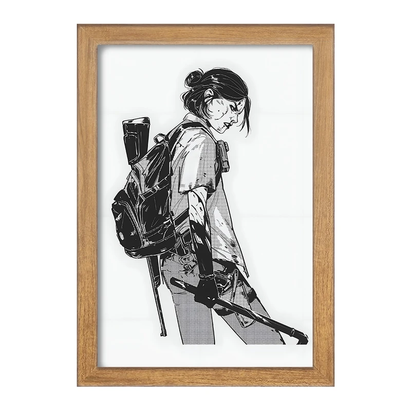 تابلو خندالو مدل آخرین بازمانده از ما (The Last of Us) کد F4453