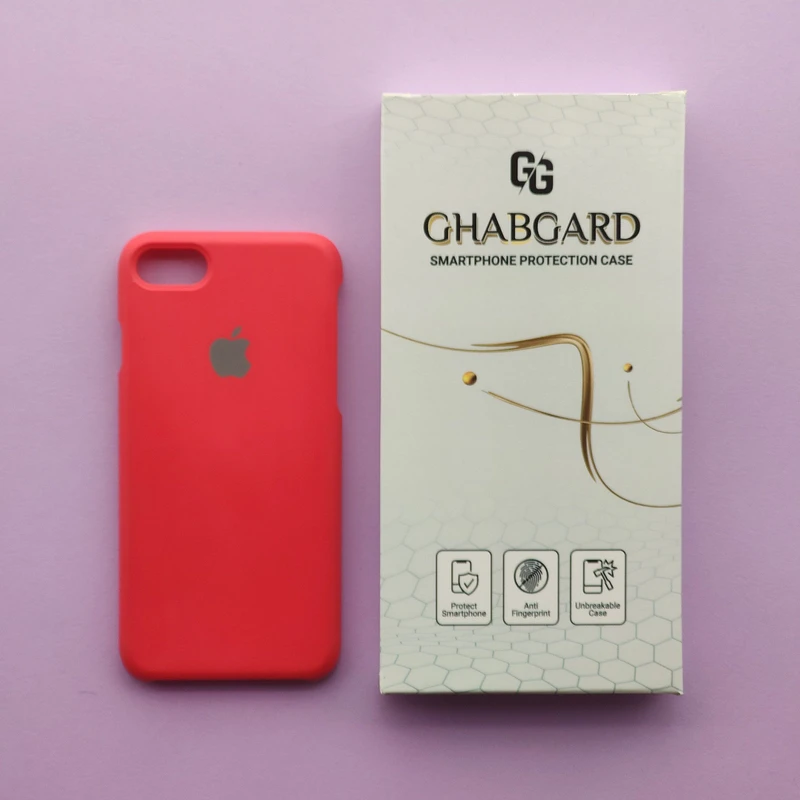 کاور قاب گارد مدل طرح سیلیکون ساده مناسب برای گوشی موبایل اپل iPhone 7/8/SE 2020/SE 2022