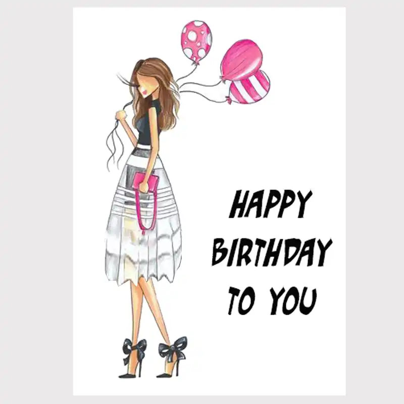 کارت پستال کاف پستال طرح تبریک تولد کد Kaf_1099