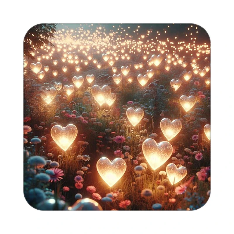 زیر لیوانی کاکتی مدل عاشقانه کد mp14222