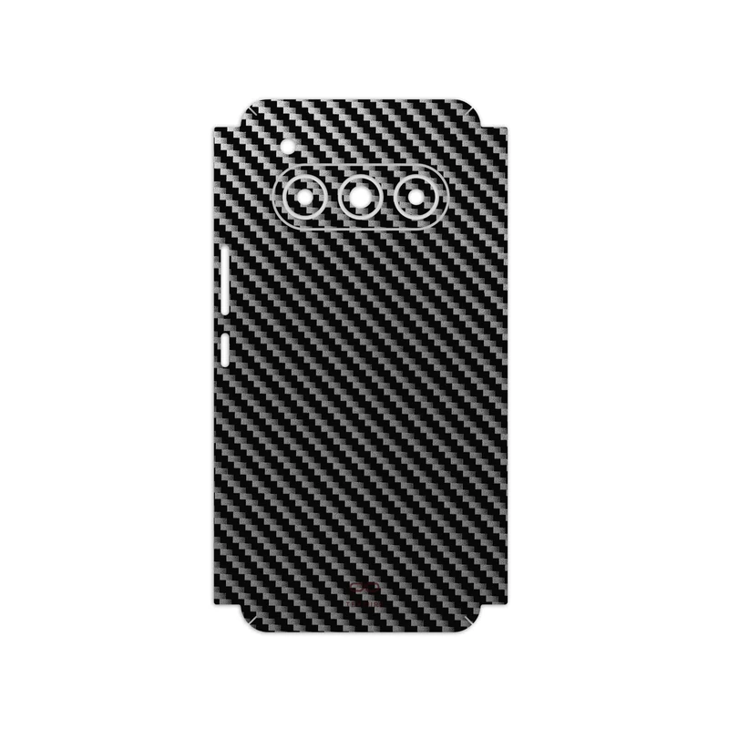 برچسب پوششی ماهوت مدل Glossy-Silver-Fiber مناسب برای گوشی موبایل داریا Bond II Lite 5G