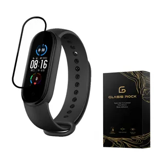 محافظ صفحه نمایش گلس راک مدل PMR-Glass مناسب برای مچ‌ بند هوشمند شیائومی Mi Band 5