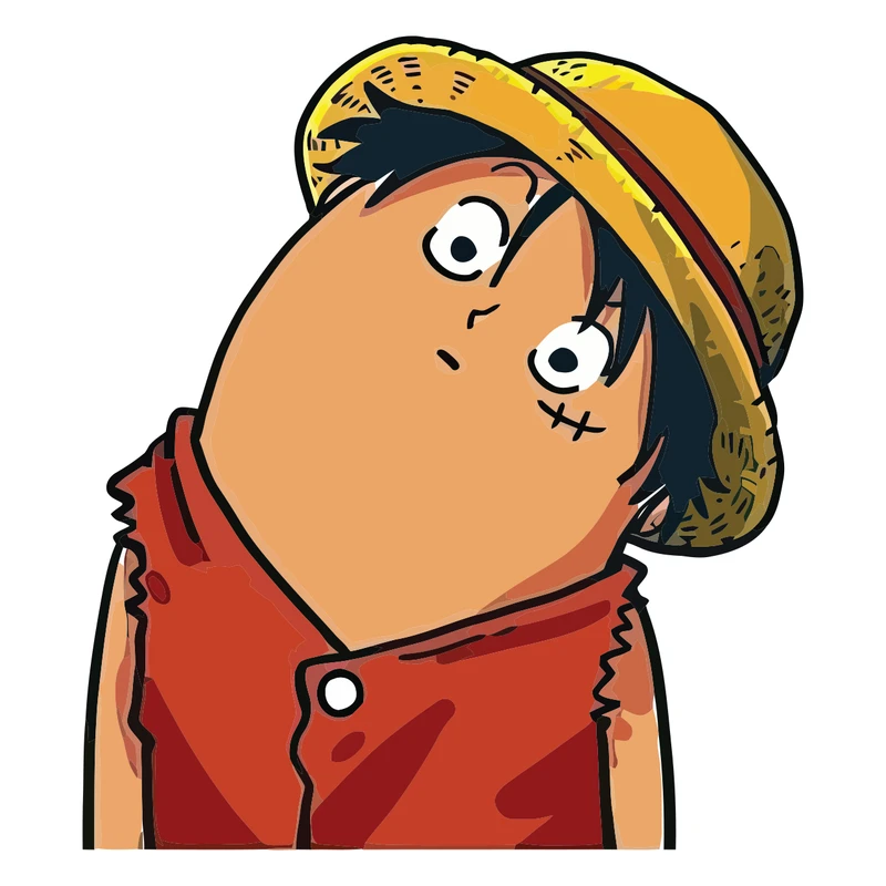 برچسب لپ تاپ پویا مارکت طرح وان پیس کد 3136