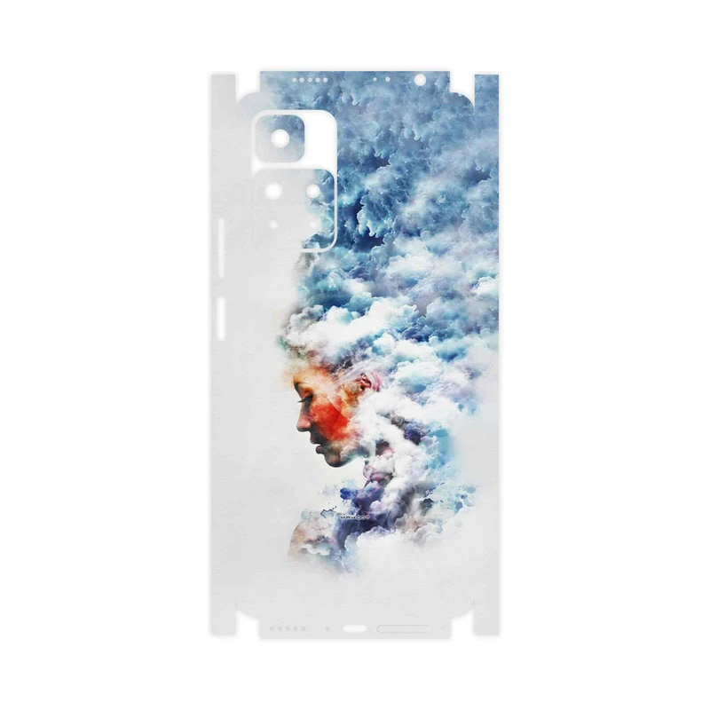 برچسب پوششی ماهوت مدل Women and the Cloud Digital Art-FullSkin مناسب برای گوشی موبایل شیائومی Redmi Note 11 Pro Plus 5G