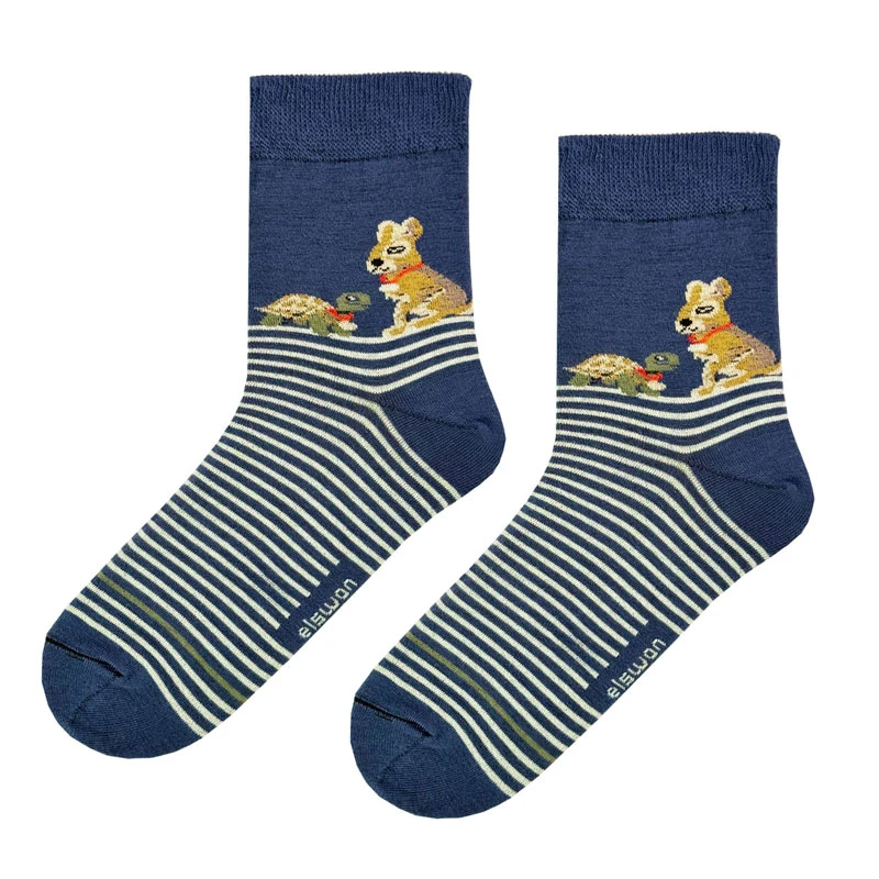 جوراب ساق کوتاه زنانه ال سون مدل موشی و لاکی کد PH1030