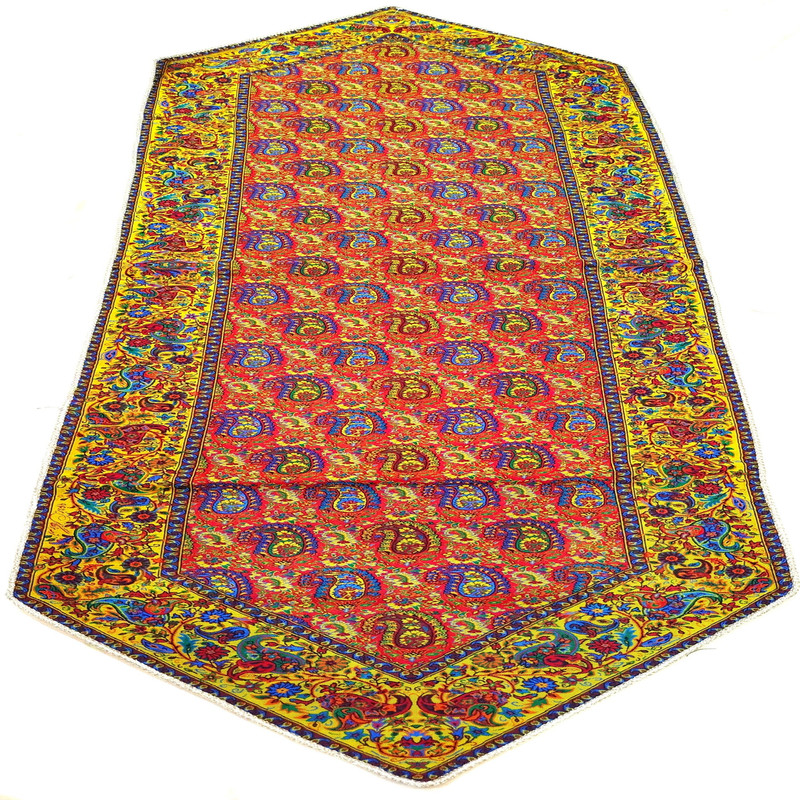 رومیزی ترمه مدل رانر طرح آنتیک 