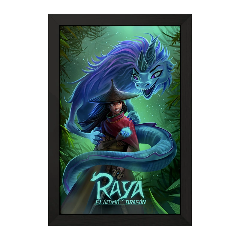 تابلو خندالو مدل رایا و آخرین اژدها کد F2088