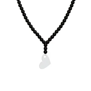 گردنبند نقره زنانه هایکا مدل قلب کد n.ha1-81